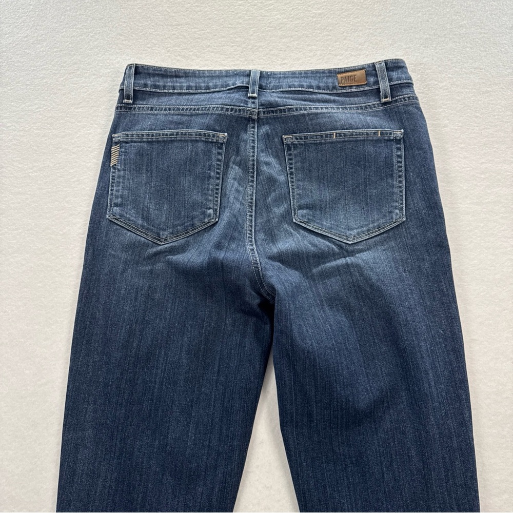 PAIGE Dark Wash Flare Jeans - Picture 5 of 8